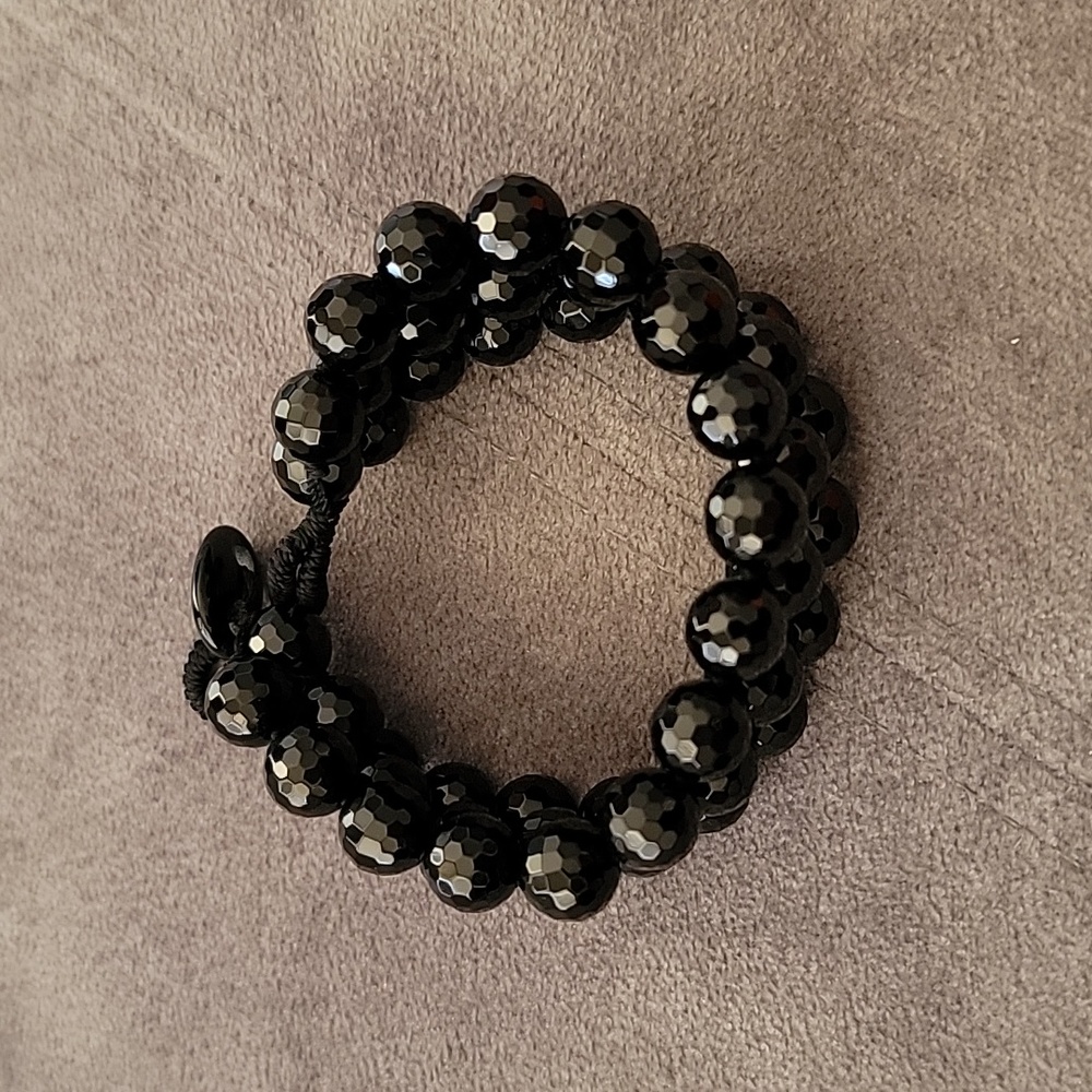 Black Onyx, beaded Bracelet